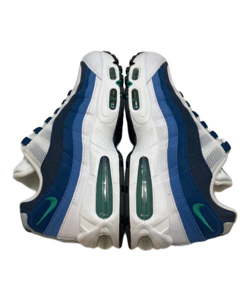 NIKE（ナイキ）NIKE (ナイキ) BIGBUBBLE WHITE/EMERALD GREEN-LAKE BLUE ブルー サイズ:27CMの古着・服飾アイテム