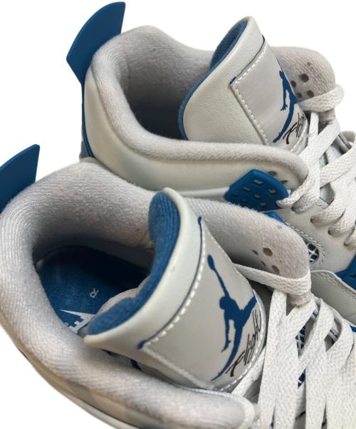 NIKE（ナイキ）NIKE (ナイキ) Air Jordan 4 Retro インダストリアルブルー グレー サイズ:27CMの古着・服飾アイテム