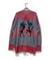 Vivienne Westwood (ヴィヴィアンウエストウッド) カーディガン レッド×ブルー サイズ:00(Mサイズ相当、またはゆったりめのワンサイズ)：9000円