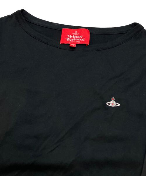 Vivienne Westwood RED LABEL（ヴィヴィアンウエストウッドレッドレーベル）Vivienne Westwood RED LABEL (ヴィヴィアンウエストウッドレッドレーベル) フリルカットソー ブラック サイズ:00(Mサイズ相当、またはゆったりめのワンサイズ)の古着・服飾アイテム