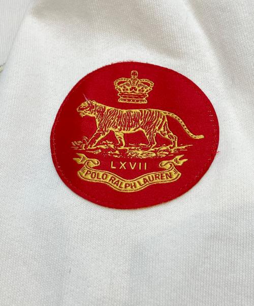 POLO RALPH LAUREN（ポロ・ラルフローレン）POLO RALPH LAUREN (ポロ・ラルフローレン) クルーネックスウェット ホワイト サイズ:Sの古着・服飾アイテム