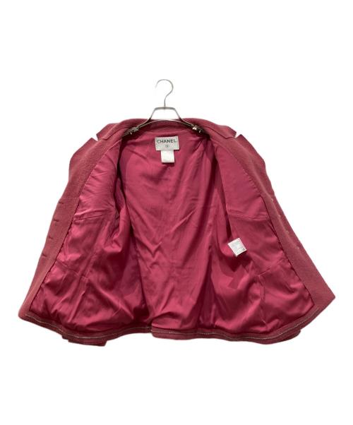 CHANEL（シャネル）CHANEL (シャネル) テーラードジャケット ピンク サイズ:42の古着・服飾アイテム