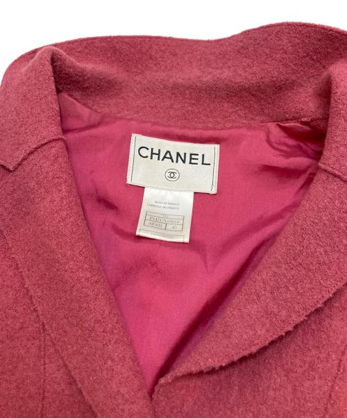 CHANEL（シャネル）CHANEL (シャネル) テーラードジャケット ピンク サイズ:42の古着・服飾アイテム