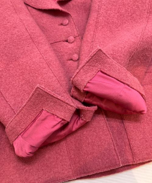 CHANEL（シャネル）CHANEL (シャネル) テーラードジャケット ピンク サイズ:42の古着・服飾アイテム