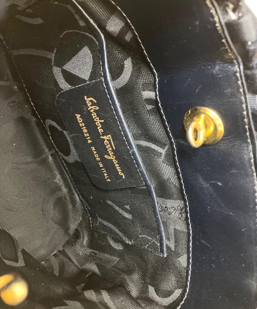 Salvatore Ferragamo（サルヴァトーレ フェラガモ）Salvatore Ferragamo (サルヴァトーレ フェラガモ) ハンドバッグ ブラックの古着・服飾アイテム