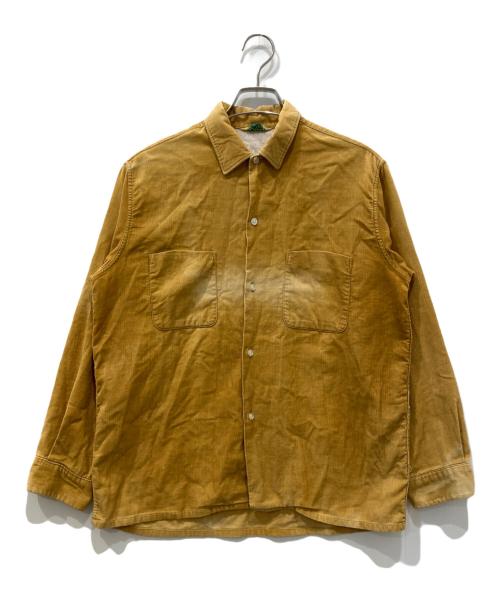 sports wear（スポーツウェア）sports wear (スポーツウェア) コーデュロイシャツ マスタード サイズ:Mの古着・服飾アイテム
