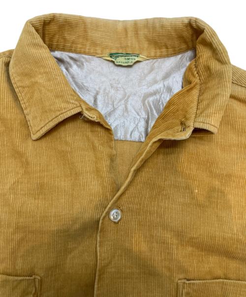 sports wear（スポーツウェア）sports wear (スポーツウェア) コーデュロイシャツ マスタード サイズ:Mの古着・服飾アイテム
