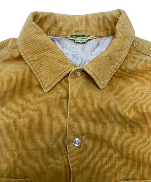 sports wear（スポーツウェア）sports wear (スポーツウェア) コーデュロイシャツ マスタード サイズ:Mの古着・服飾アイテム