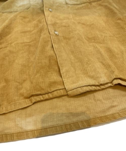 sports wear（スポーツウェア）sports wear (スポーツウェア) コーデュロイシャツ マスタード サイズ:Mの古着・服飾アイテム