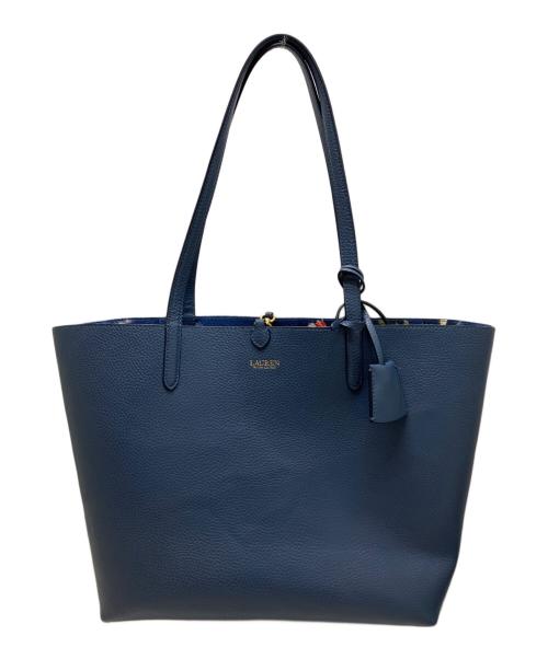 LAUREN RALPH LAUREN（ローレン ラルフ ローレン）LAUREN RALPH LAUREN (ローレン ラルフ ローレン) リバーシブルトートバッグ ネイビーの古着・服飾アイテム