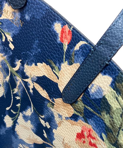LAUREN RALPH LAUREN（ローレン ラルフ ローレン）LAUREN RALPH LAUREN (ローレン ラルフ ローレン) リバーシブルトートバッグ ネイビーの古着・服飾アイテム