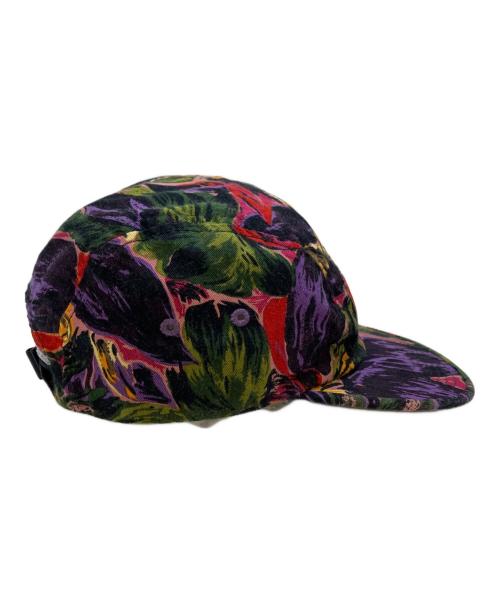 SUPREME（シュプリーム）Supreme (シュプリーム) 17FW PAINTED FLORAL CAMP CAP ブラックの古着・服飾アイテム