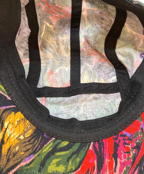 SUPREME（シュプリーム）Supreme (シュプリーム) 17FW PAINTED FLORAL CAMP CAP ブラックの古着・服飾アイテム