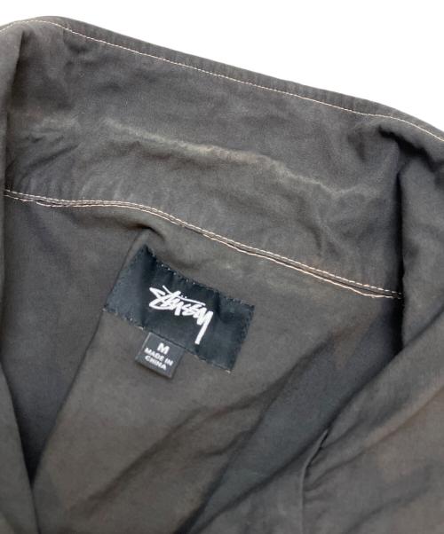 stussy（ステューシー）stussy (ステューシー) パンサーオープンカラーシャツ ブラック サイズ:Mの古着・服飾アイテム