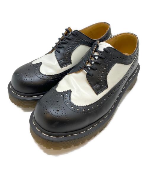 Dr.Martens（ドクターマーチン）Dr.Martens (ドクターマーチン) ドレスシューズ ブラック×ホワイト サイズ:UK6(25CM相当)の古着・服飾アイテム