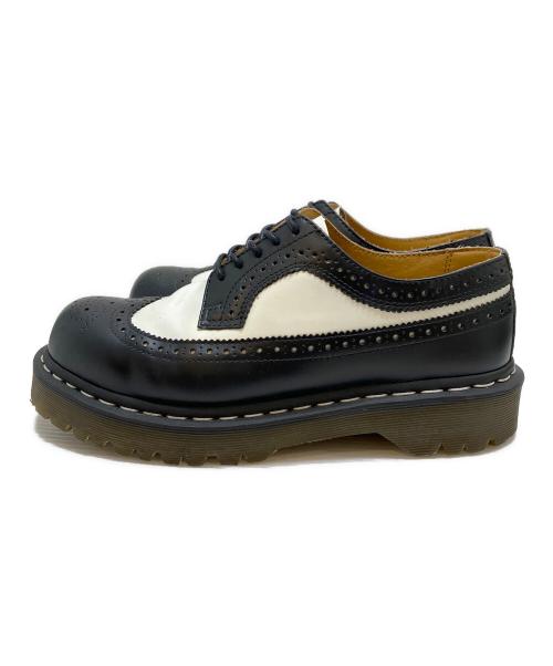 Dr.Martens（ドクターマーチン）Dr.Martens (ドクターマーチン) ドレスシューズ ブラック×ホワイト サイズ:UK6(25CM相当)の古着・服飾アイテム