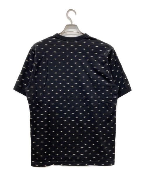 SUPREME（シュプリーム）Supreme (シュプリーム) hearts intarsia ringer tee ブラック サイズ:Mの古着・服飾アイテム