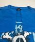 中古・古着 stussy (ステューシー) スカルプリントTシャツ ブルー サイズ:M：7000円