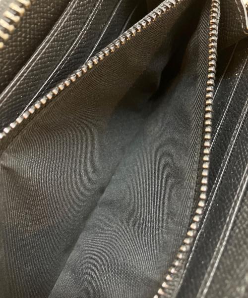 COACH（コーチ）COACH (コーチ) デボスド シグネチャー ラウンドファスナー長財布 ブラック サイズ:表記なしの古着・服飾アイテム