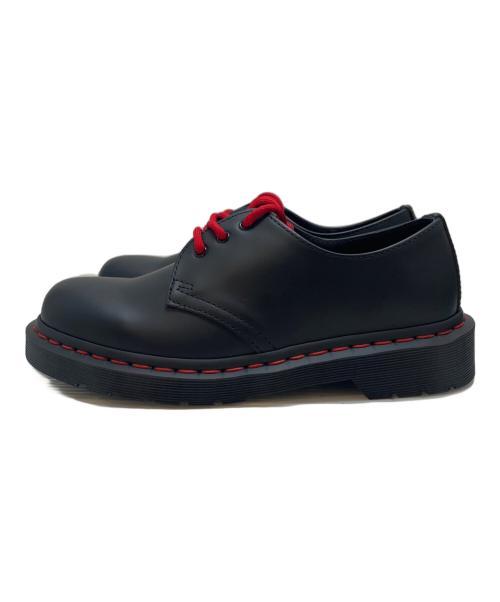 Dr.Martens（ドクターマーチン）Dr.Martens (ドクターマーチン) レッドステッチ3ホールシューズ ブラック サイズ:UK5(24CM)の古着・服飾アイテム