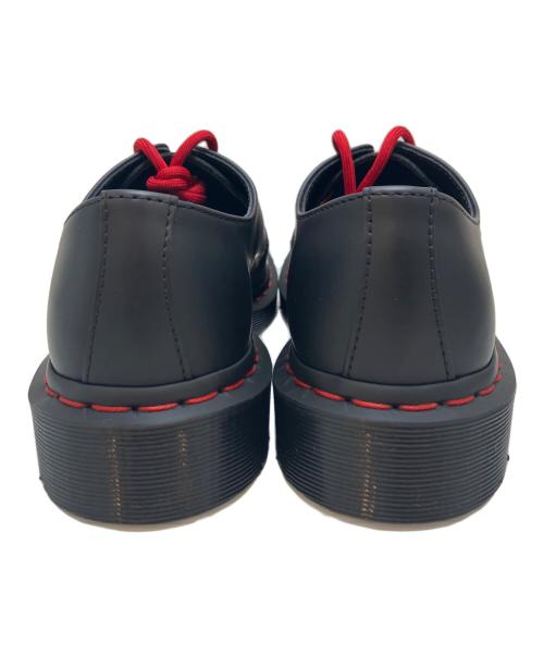 Dr.Martens（ドクターマーチン）Dr.Martens (ドクターマーチン) レッドステッチ3ホールシューズ ブラック サイズ:UK5(24CM)の古着・服飾アイテム