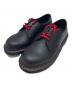 Dr.Martens（ドクターマーチン）の古着「レッドステッチ3ホールシューズ」｜ブラック