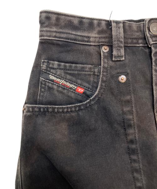 DIESEL（ディーゼル）DIESEL (ディーゼル) デニムロングスカート ブラック サイズ: 63.5cm (W25の古着・服飾アイテム