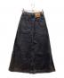 DIESEL (ディーゼル) デニムロングスカート ブラック サイズ: 63.5cm (W25：7000円