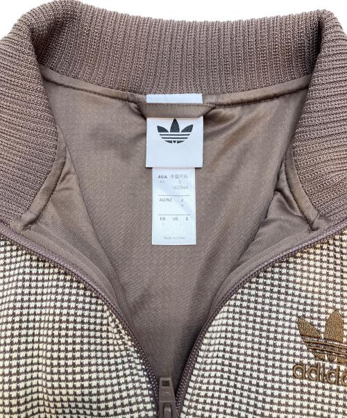 adidas（アディダス）adidas (アディダス) CROP TRACK TOP ベージュ サイズ:Sの古着・服飾アイテム