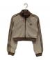 adidas（アディダス）の古着「CROP TRACK TOP」｜ベージュ