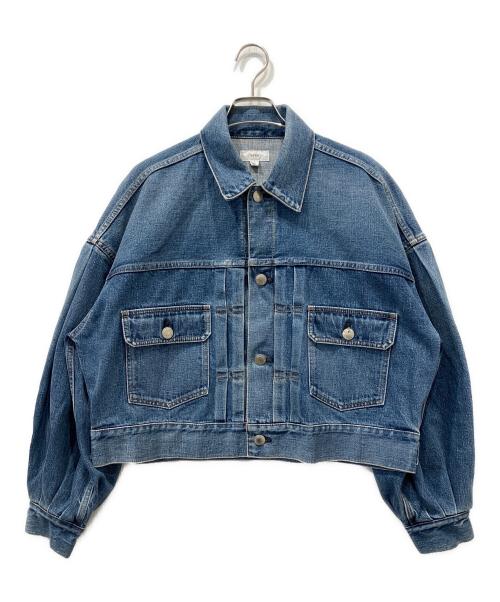 HYKE（ハイク）HYKE (ハイク) BALLOON SLEEVE DENIM JACKET TYPE2 インディゴ サイズ:Sの古着・服飾アイテム