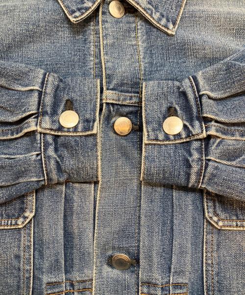 HYKE（ハイク）HYKE (ハイク) BALLOON SLEEVE DENIM JACKET TYPE2 インディゴ サイズ:Sの古着・服飾アイテム