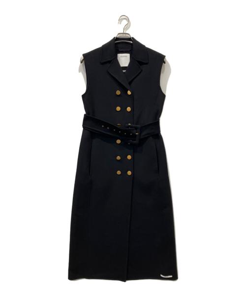 SPORT MAX（スポーツマックス）SPORT MAX (スポーツマックス) ロングジレ ブラック サイズ:Mの古着・服飾アイテム