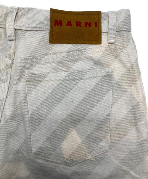 MARNI（マルニ）MARNI (マルニ) ストライプパンツ ベージュ サイズ:Ⅼの古着・服飾アイテム