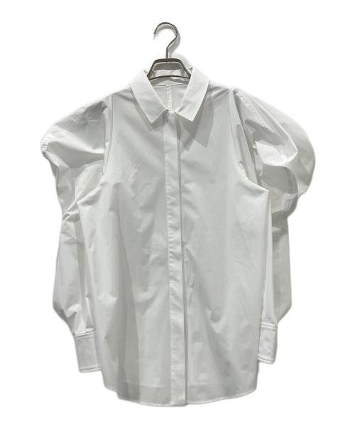 cygne（シーニュ）cygne (シーニュ) パフスリーブブラウス ホワイト サイズ:表記なしの古着・服飾アイテム