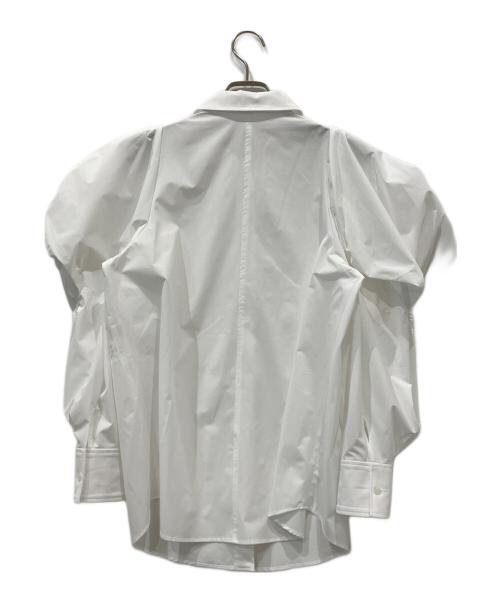 cygne（シーニュ）cygne (シーニュ) パフスリーブブラウス ホワイト サイズ:表記なしの古着・服飾アイテム