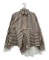 HeRIN.CYE（ヘリンドットサイ）の古着「Flare hem shirt」｜ブラウン