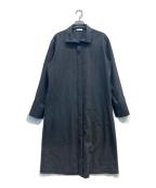 DES PRESデ プレ）の古着「ウールカシミヤポプリンメルトン ハイネックワンピース」｜グレー