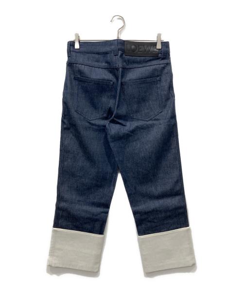 LOEWE（ロエベ）LOEWE (ロエベ) フィッシャーマン デニムパンツ インディゴ サイズ:Sの古着・服飾アイテム