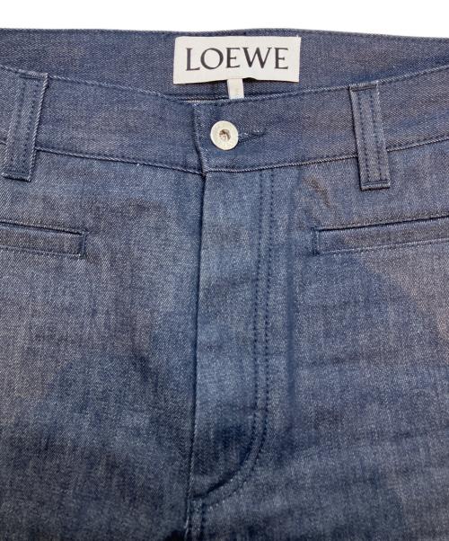 LOEWE（ロエベ）LOEWE (ロエベ) フィッシャーマン デニムパンツ インディゴ サイズ:Sの古着・服飾アイテム