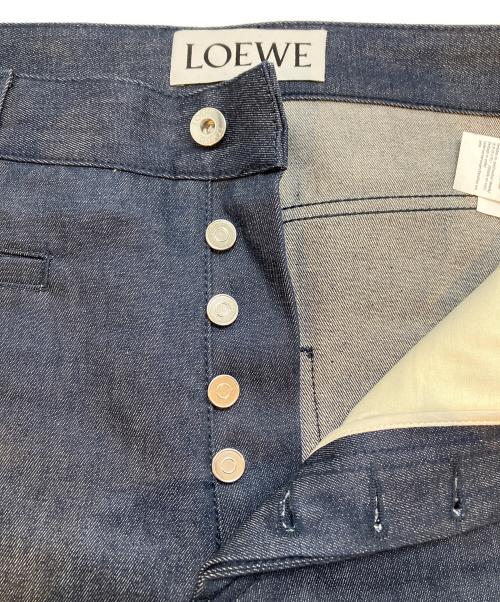 LOEWE（ロエベ）LOEWE (ロエベ) フィッシャーマン デニムパンツ インディゴ サイズ:Sの古着・服飾アイテム