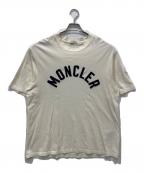 MONCLERモンクレール）の古着「半袖Tシャツ」｜アイボリー