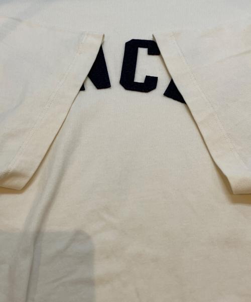 MONCLER（モンクレール）MONCLER (モンクレール) 半袖Tシャツ アイボリー サイズ:Ⅼの古着・服飾アイテム