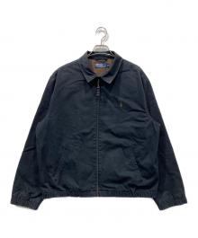 POLO RALPH LAUREN（ポロ・ラルフローレン）の古着「スイングトップ」｜ブラック