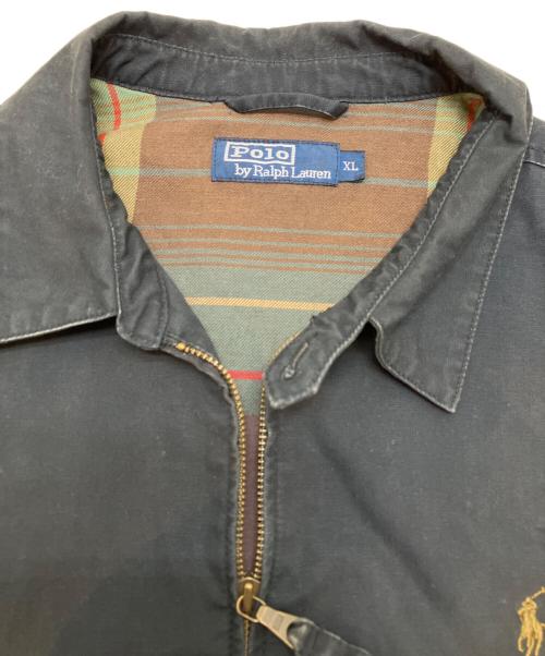 POLO RALPH LAUREN（ポロ・ラルフローレン）POLO RALPH LAUREN (ポロ・ラルフローレン) スイングトップ ブラック サイズ:XLの古着・服飾アイテム