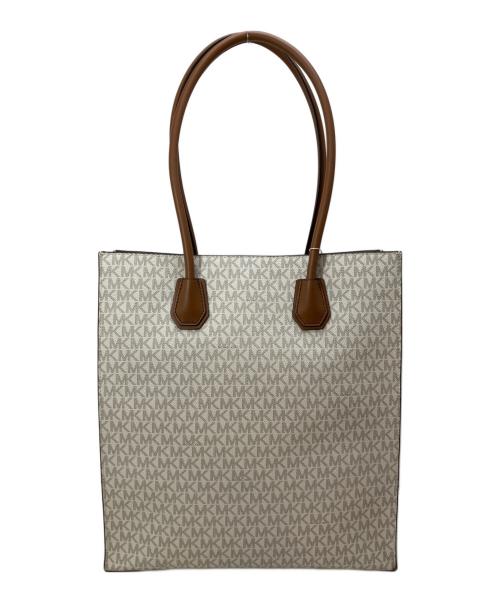 MICHAEL KORS（マイケルコース）MICHAEL KORS (マイケルコース) トートバッグ ホワイトの古着・服飾アイテム