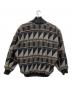 ISSEY MIYAKE MEN (イッセイミヤケメン) 幾何学模様ニットブルゾン グレー サイズ:M：35000円