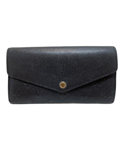 LOUIS VUITTON（ルイ ヴィトン）LOUIS VUITTON (ルイ ヴィトン) モノグラム ポルトフォイユ・サラ/長財布 ブラックの古着・服飾アイテム