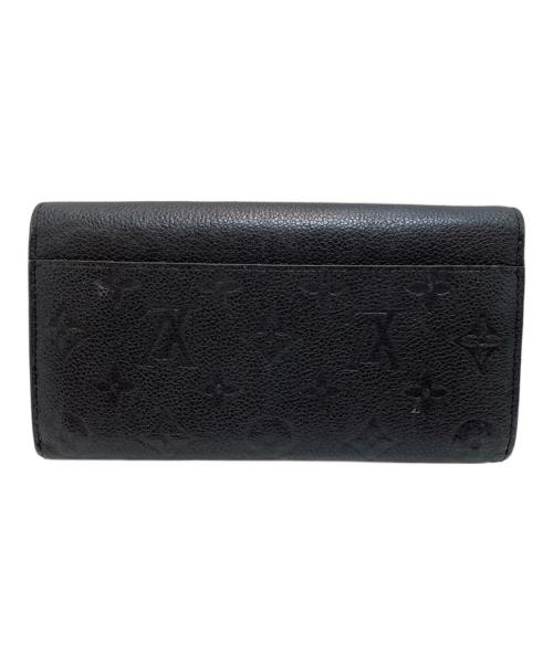 LOUIS VUITTON（ルイ ヴィトン）LOUIS VUITTON (ルイ ヴィトン) モノグラム ポルトフォイユ・サラ/長財布 ブラックの古着・服飾アイテム