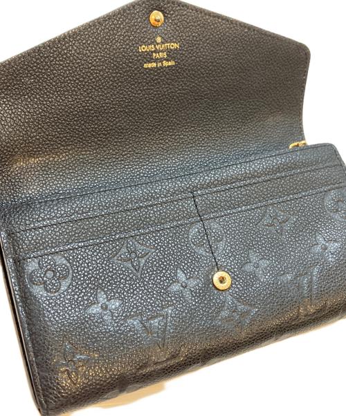 LOUIS VUITTON（ルイ ヴィトン）LOUIS VUITTON (ルイ ヴィトン) モノグラム ポルトフォイユ・サラ/長財布 ブラックの古着・服飾アイテム